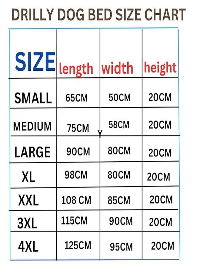 DRILLY First Class Fur 4XL Dog Bed for Extra Large Dogs Washable-Orthopedic Big Dog Beds | Big Breed | | Giant Human Dog Bed '''' (4XL) - Image 4